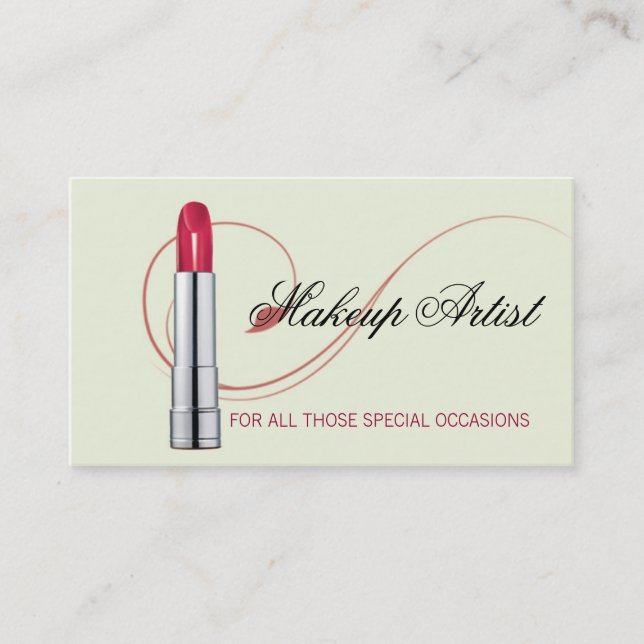 Makeup Artist Business Card (Front)
