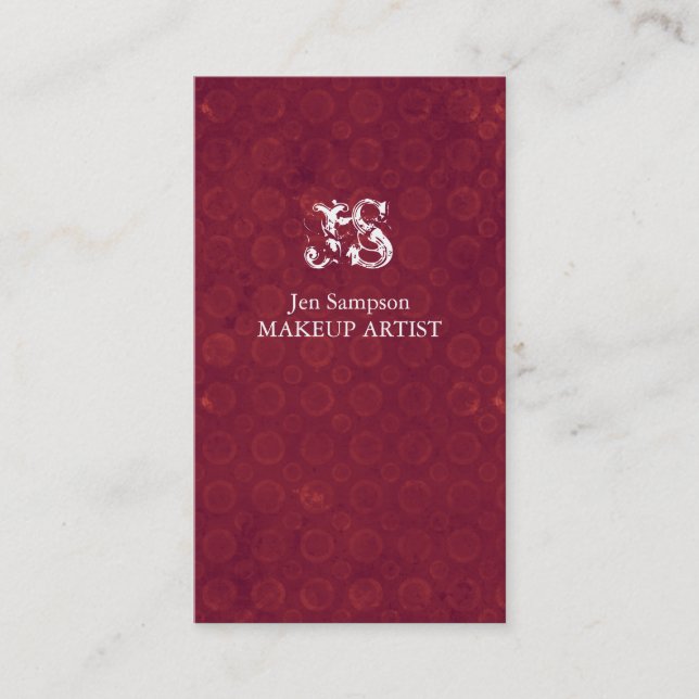 Makeup Artist Business Card (Front)