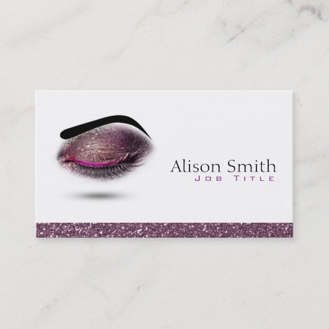 Makeup artist Business card (Front)