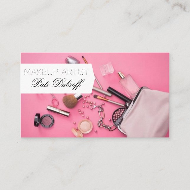 Makeup Artist Business Card (Front)