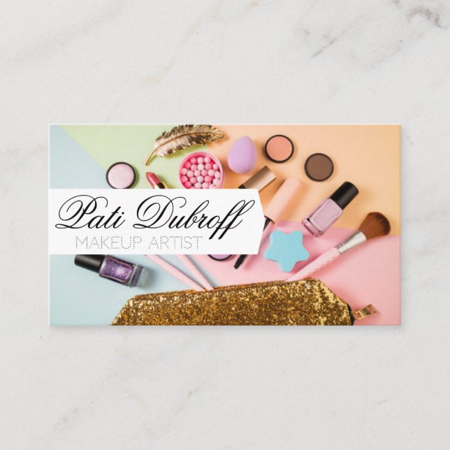 Makeup Artist Business Card (Front)