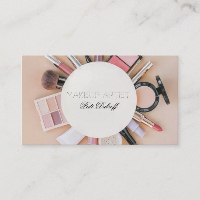Makeup Artist Business Card (Front)