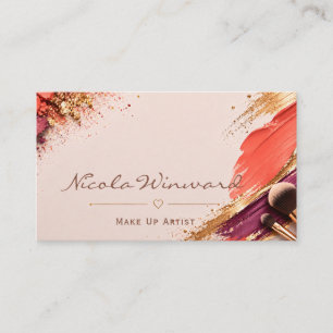 Makeup Artist Business Card