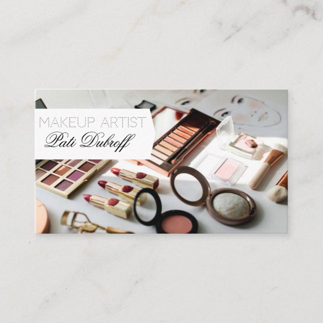 Makeup Artist Business Card (Front)