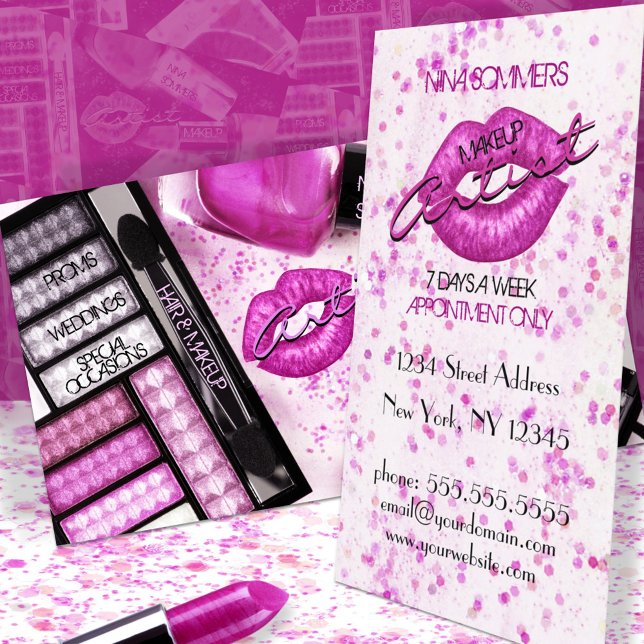 Makeup Artist Business Card (Creator Uploaded)