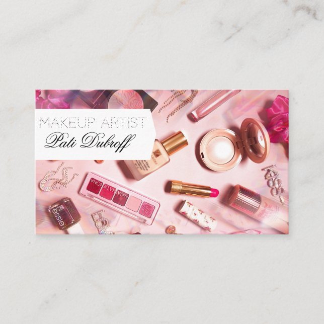 Makeup Artist Business Card (Front)