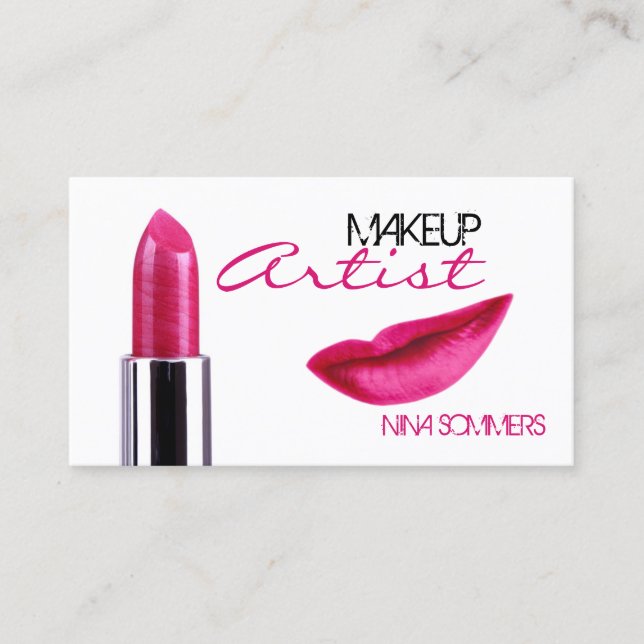 Makeup Artist Business Card (Front)