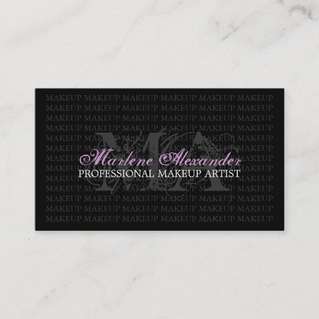 MAKEUP ARTIST BUSINESS CARD (Front)