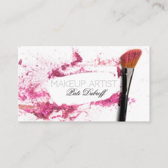 Makeup Artist Business Card (Front)