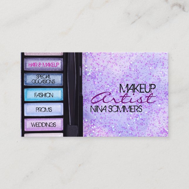 Makeup Artist Business Card (Front)