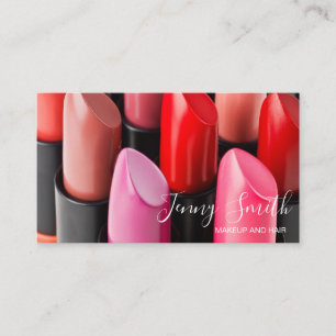 Makeup artist business card