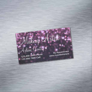 Makeup Artist Business Card Magnets