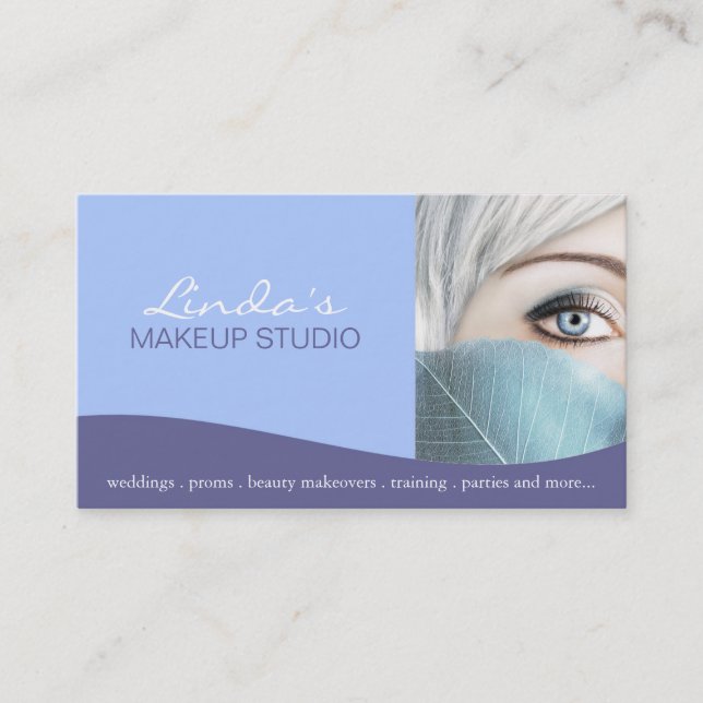 Makeup Artist ~ Business Card Template (Front)