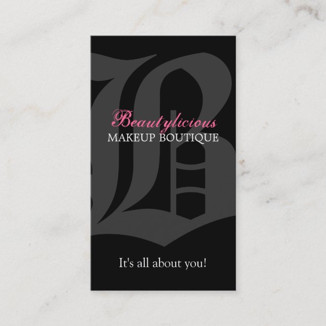 MAKEUP ARTIST BUSINESS CARDS (Front)