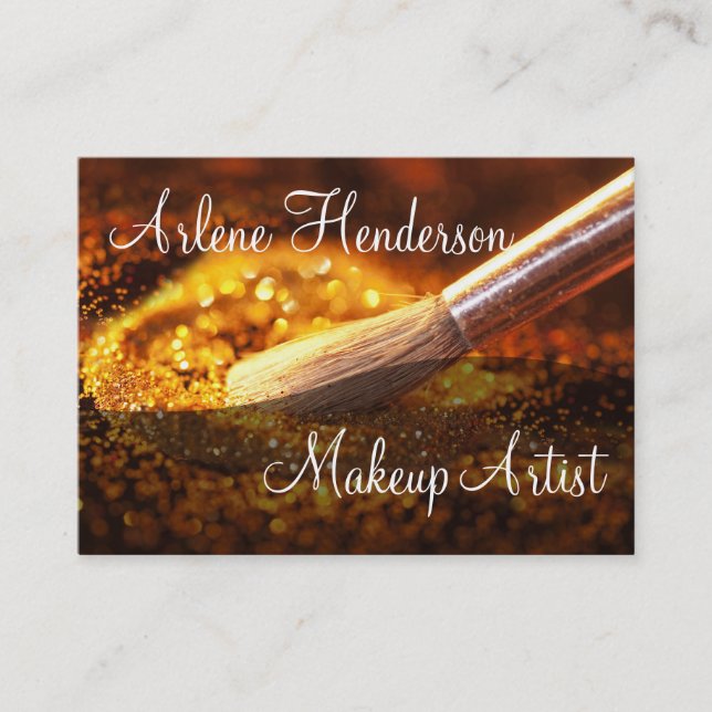 Makeup Artist Business Cards (Front)