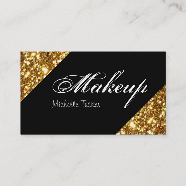 Makeup Artist Business Cards (Front)
