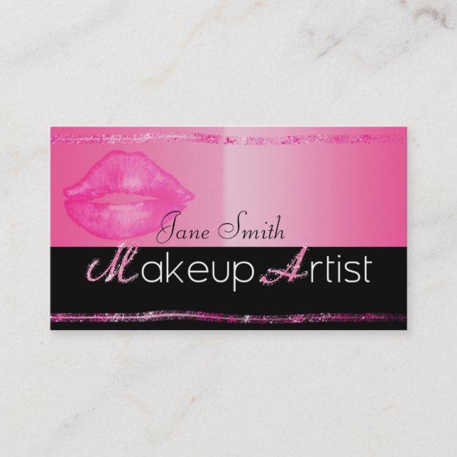 makeup artist business cards (Front)