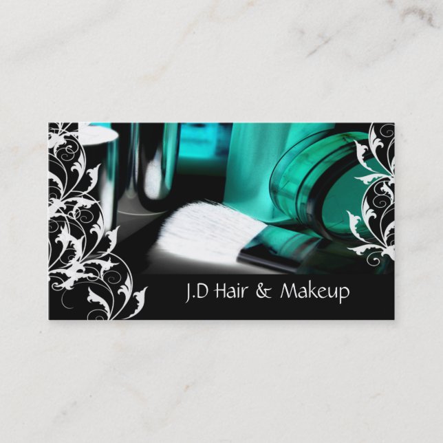 Makeup artist Business Cards (Front)