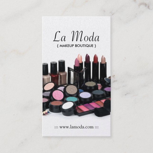 Makeup Artist Business Cards (Front)