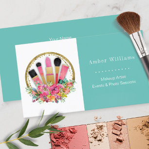 Makeup Artist Cosmetologist Salon Spa Stylist Business Card