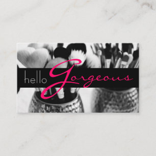 MakeUp Artist Cosmetology Salon Beauty Business Bu Card