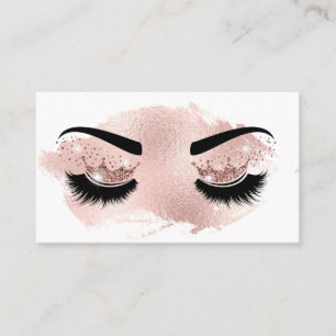 Makeup artist Crown Lashes Beauty Salon Extension Business Card