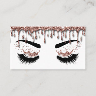 Makeup artist Crown Lashes Beauty Salon Extension Business Card