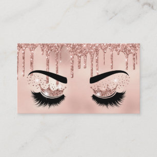 Makeup artist Crown Lashes Beauty Salon Extension Business Card