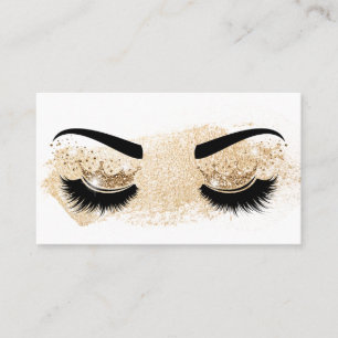 Makeup artist Crown Lashes Beauty Salon Extension Business Card