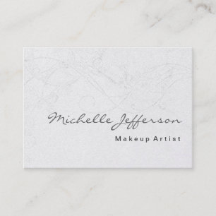 Makeup Artist Damask Pattern Business Card
