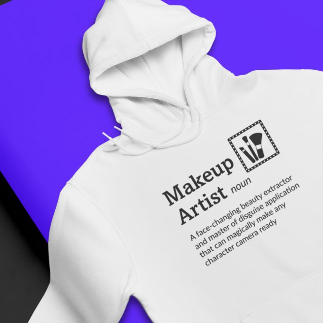 Makeup Artist Definition Light Mode - Film Crew Hoodie (Creator Uploaded)