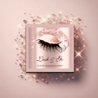 Makeup Artist Eyelash Extension Rose Custom Logo