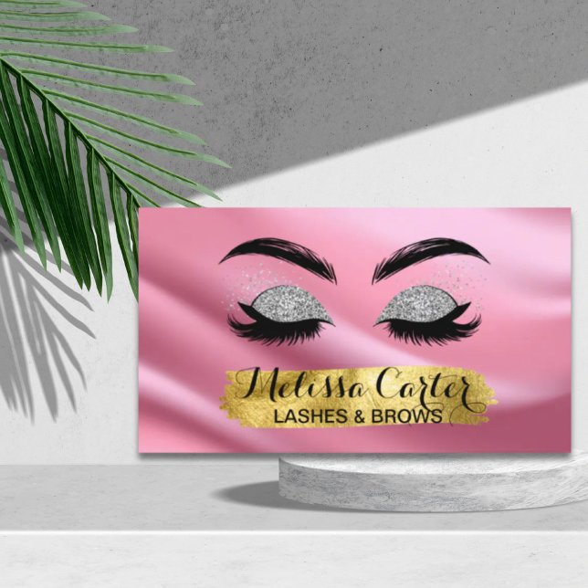 Makeup Artist Eyelash Extensions Lashes Brows Business Card (Makeup Artist Eyelash Extensions Lashes Brows Business Card)