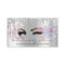Makeup Artist Eyelash Lashes Glitter Drips Silver