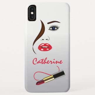 Makeup Artist Face & Lipstick in the Mirror Chic Case-Mate iPhone Case