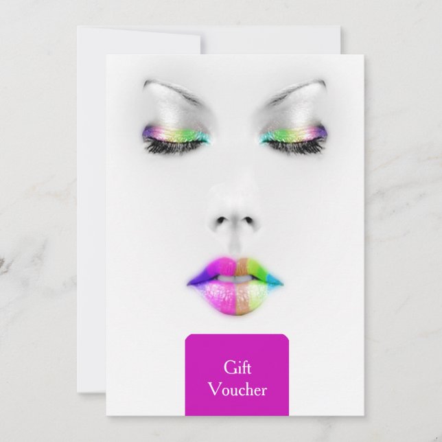 Makeup Artist Gift Voucher (Front)