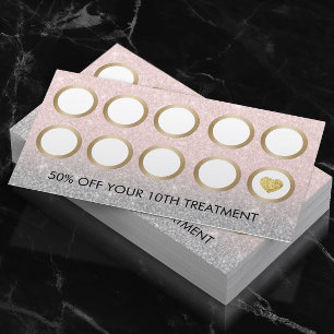 Makeup Artist Hair Salon Blush Pink Loyalty