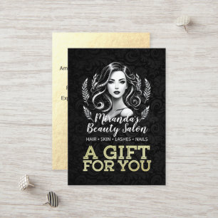 Makeup Artist Hair Stylist Beauty Salon Lash Brows Discount Card