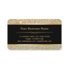 Makeup Artist Hair Stylist Funky Gold Glitter