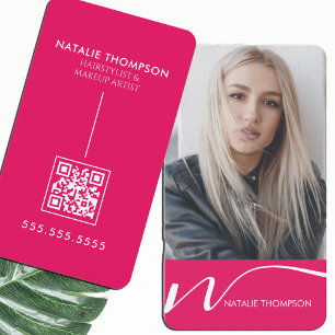 Makeup Artist Hairstylist Nail Tech Beauty Salon Business Card