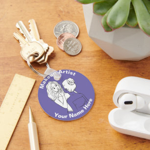 Makeup Artist Key Ring