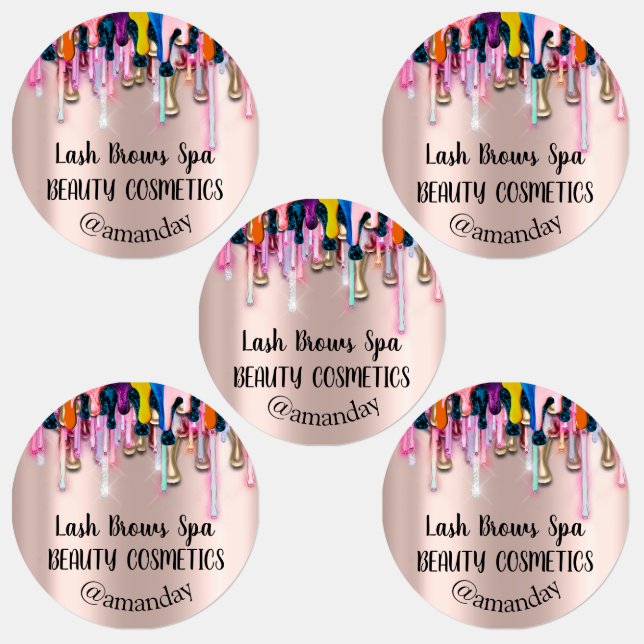 Makeup Artist Lash Brows Custom Logo Nails (Group)