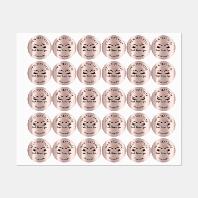Makeup Artist Lash Brows Princess Eyes (Sheet)