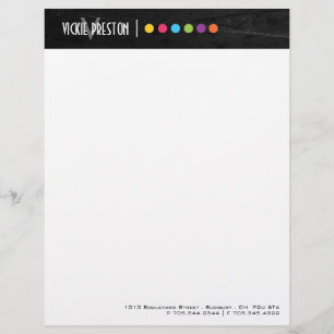 Makeup Artist Letterhead