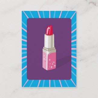 Makeup Artist/Lipstick Business Card