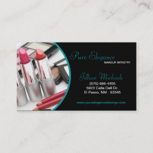 Makeup Artist Make Up Woman Business Card
