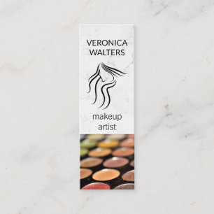 Makeup Artist   Makeup Palette   Beautician Mini Business Card