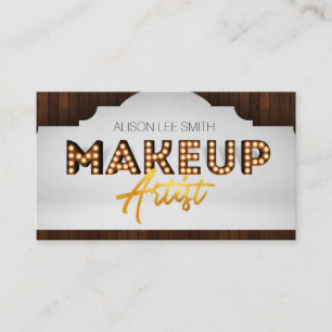 Makeup Artist Marquee Business Card