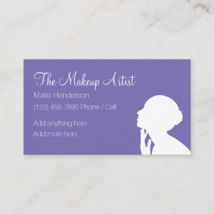 Makeup Artist Modern Beauty Business Card