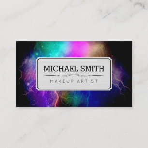 Makeup Artist Modern Galaxy #15 Business Card